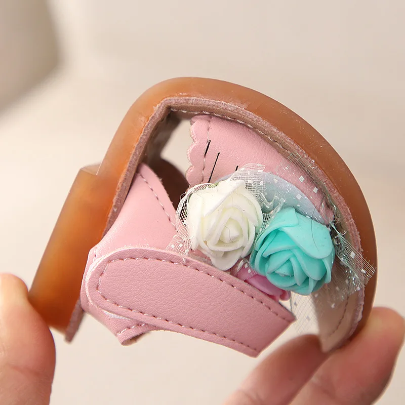 2019 Summer new girls flower sandals Korea style fashion princess shoes small children | Детская одежда и обувь