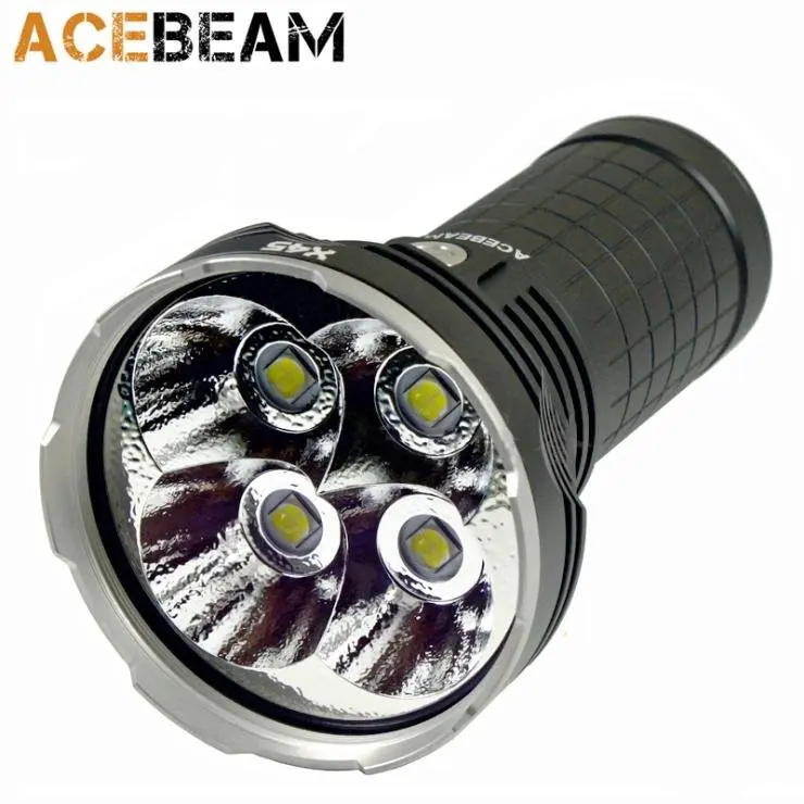 Acebeam X45 II высокий складной фонарик 4 * CREE XHP70.2 светодиодный Макс 18000 люмен