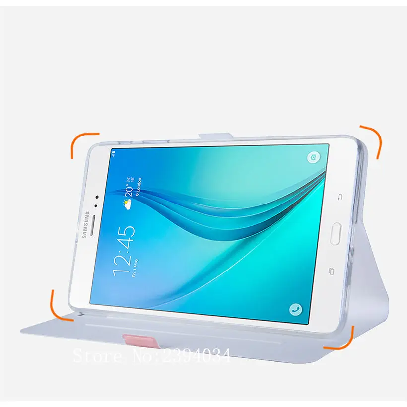 Тонкий Модный чехол из искусственной кожи для Samsung Galaxy Tab A 8 0 телефон 2017 дюйма