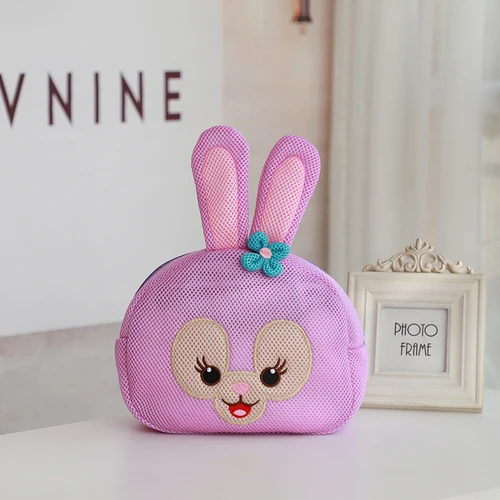 Светло-серый Медведь Даффи стеллалу hello kitty моя мелодия Cinnamoroll Luna Cat Rilakkuma ЦУМ Микки, Дональд Дак косметический мешок моющийся мешок для хранения - Цвет: Светло-серый