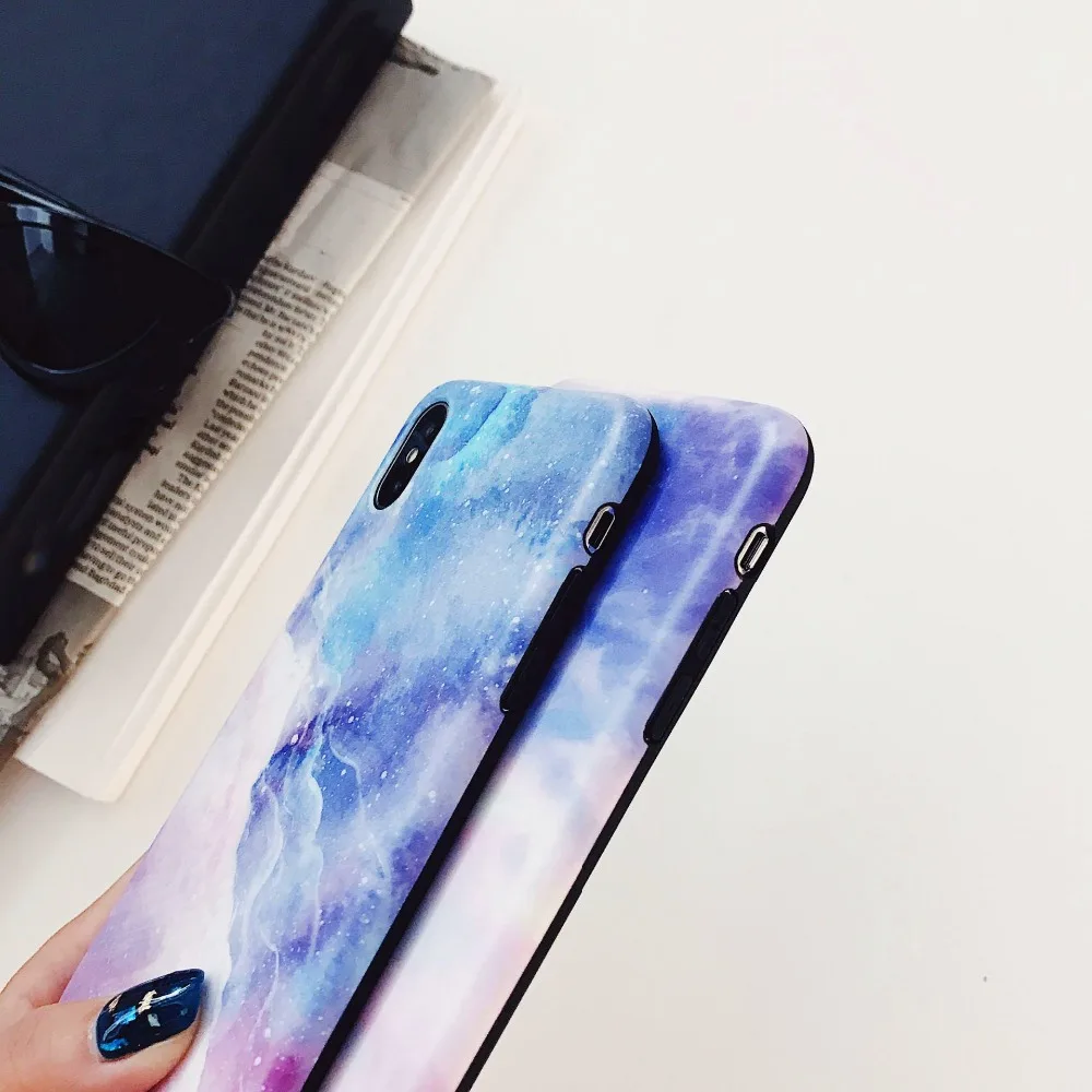 Модный чехол Fantasy starry sky для iphone X XS пара моделей 8 7 6 6s Plus | Мобильные телефоны и