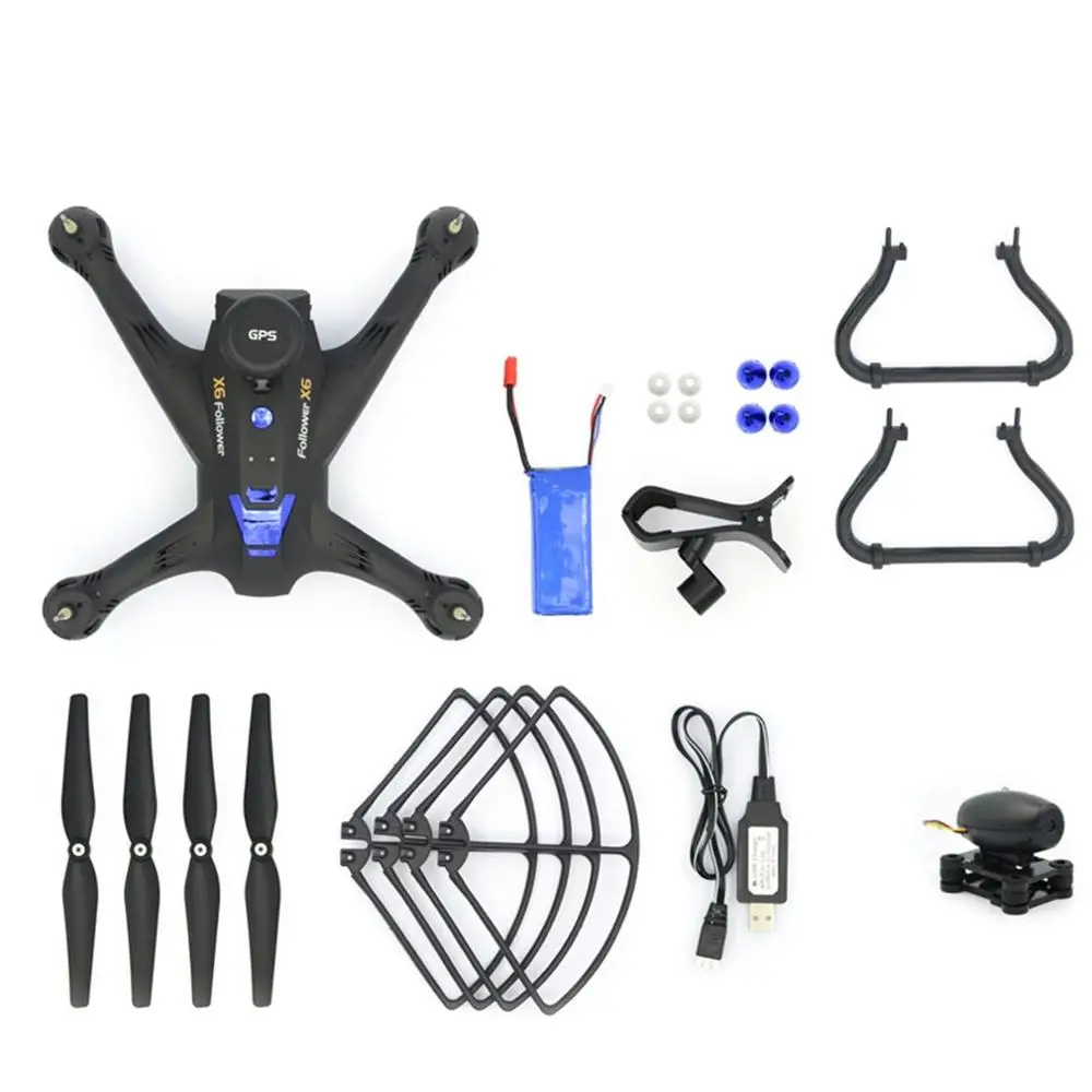 Black 720P Camera Global Drone X183 профессиональный двойной gps Квадрокоптер с камерой 720P HD RTF FPV gps вертолет RC Квадрокоптер хит - Цвет: Black 720P Camera