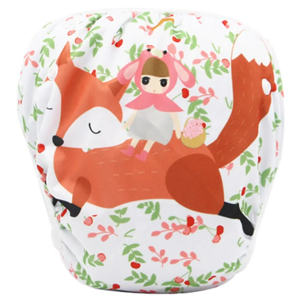 Подгузники для плавания маленьких мальчиков и девочек многоразовые