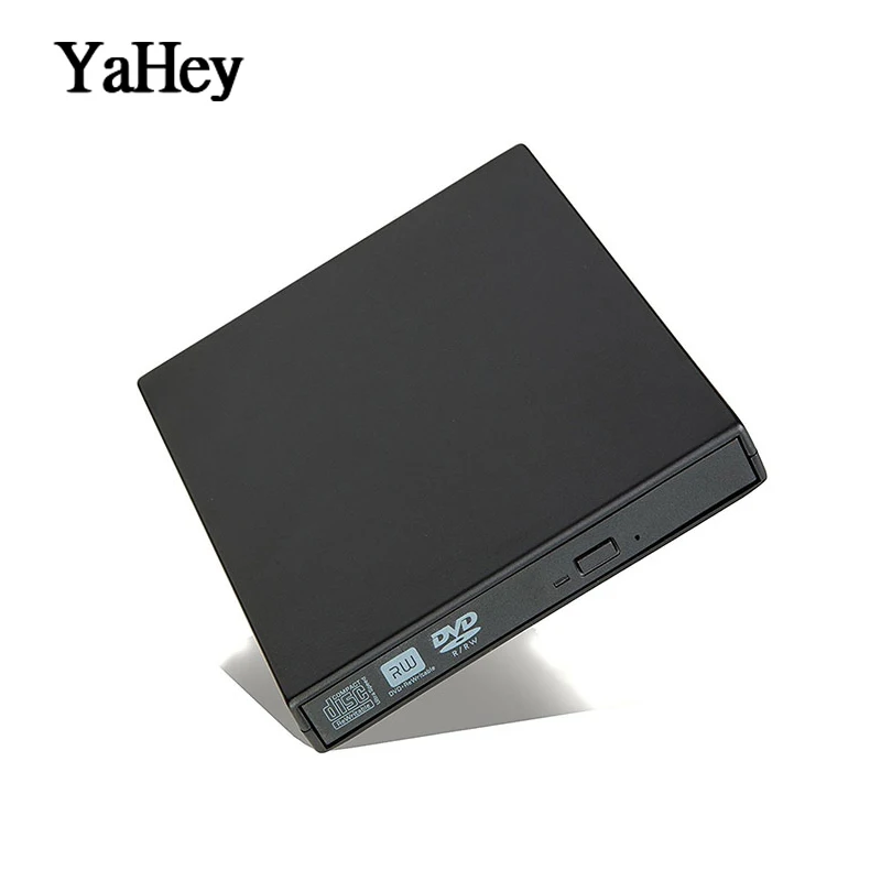 dvd burner YAHEY USB 2,0 Внешний DVD привод проигрыватель дисков DVD-RW горелки оптический CD/DVD приводы писатель рекордер портативный для портативных ПК Windows - Цвет: dvd burner