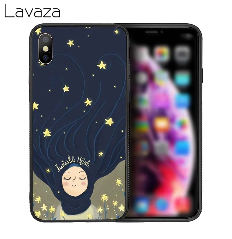 Lavaza Muslim Islamic Gril Soft Silicone Case Cover for Apple iPhone 6 6S 7 8 Plus 5 5S SE X XS 11 Pro MAX XR |