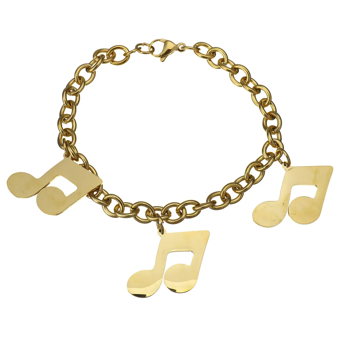YYW браслет для женщин нержавеющая сталь Золото Цвет вечерние подарок партии нот