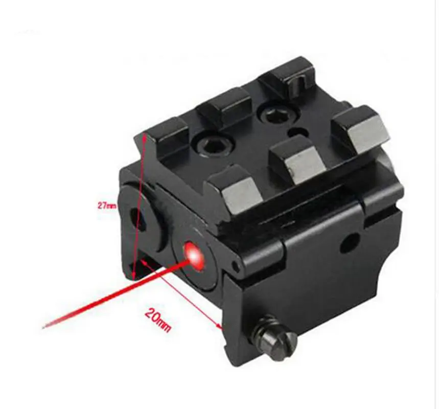 Регулируемый компактный лазерный прицел с красной точкой подходит для Glock 17 19