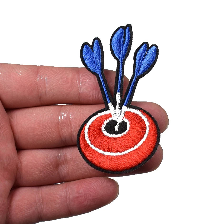 2 шт. Дартс стрела мишень Железо на патч аппликация мотив Ткань Детские игры