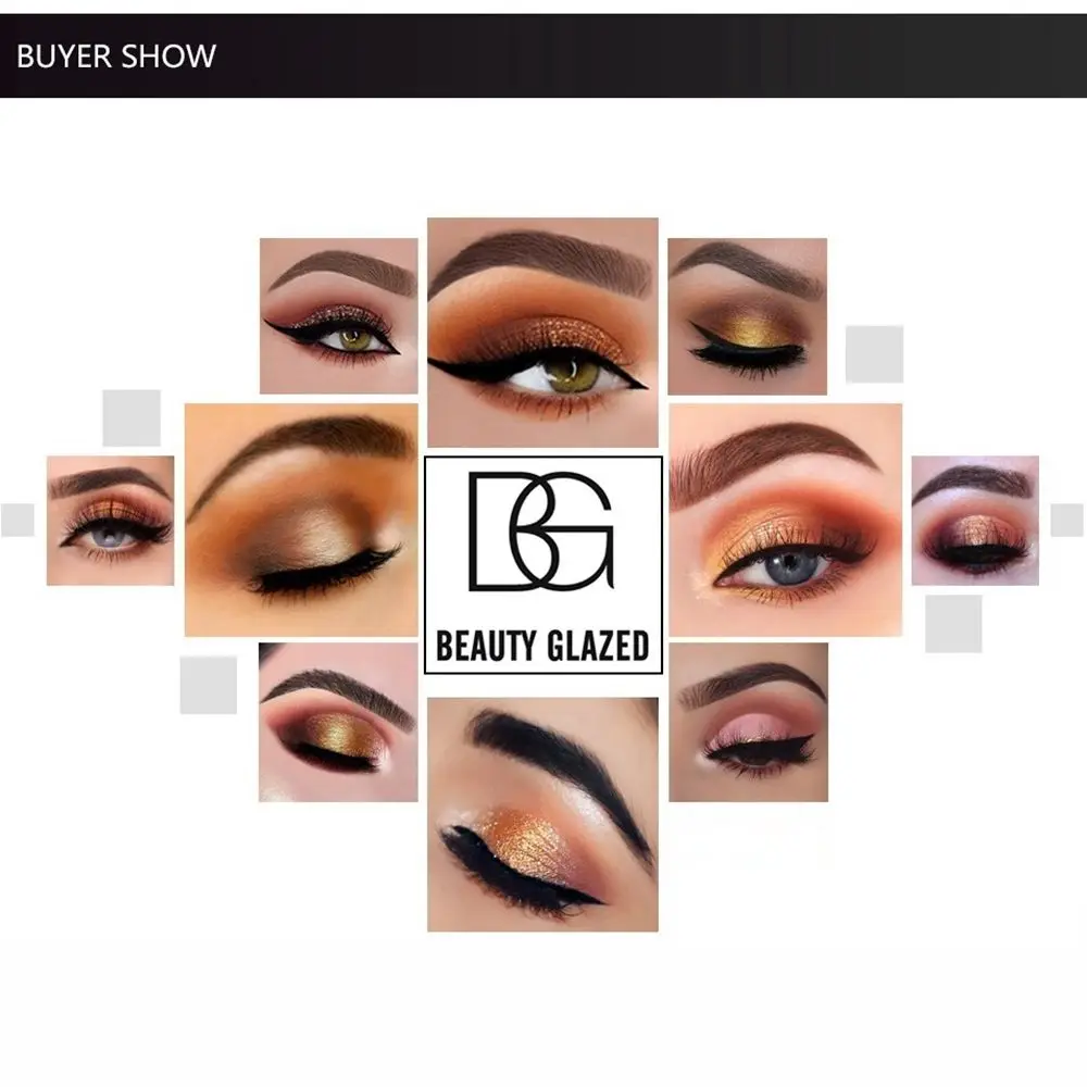 BEAUTY GLAZED Sunset Eye Shadow Palettes 15 Colors Matte Glitter Makeup Nude Shimmer Eyeshadow Set Palette paleta de sombra |