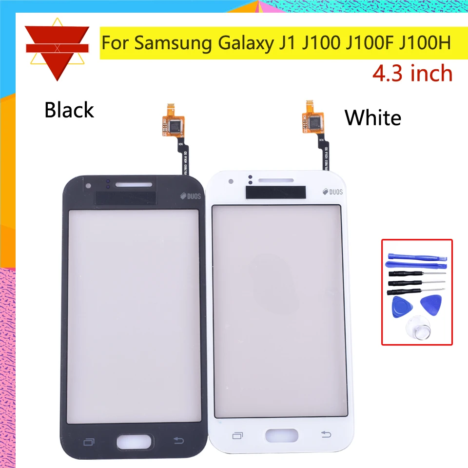 4 3 &quotдля Samsung Galaxy J1 2015 J100 J100F J100FN J100H сенсорный экран дигитайзер Датчик Стекло whit