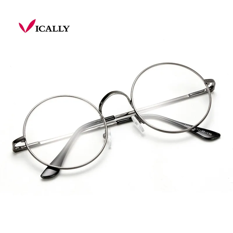 2017 винтажные брендовые дизайнерские круглые очки женские простые мужские