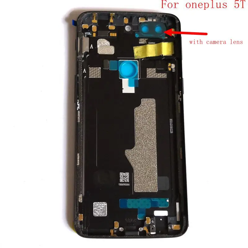 Для Oneplus 5T A5010 металлическая задняя дверца Крышка для oneplus Back ремень с креплением