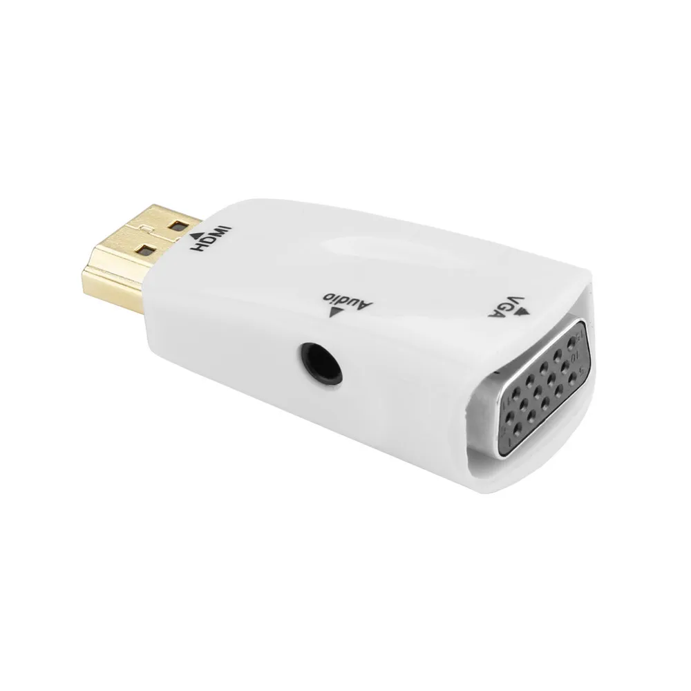 Robotsky 1080P HDMI в VGA адаптер позолоченный AV конвертер с аудио кабелем для Xbox 360 PS3 PS4 HDTV проектор