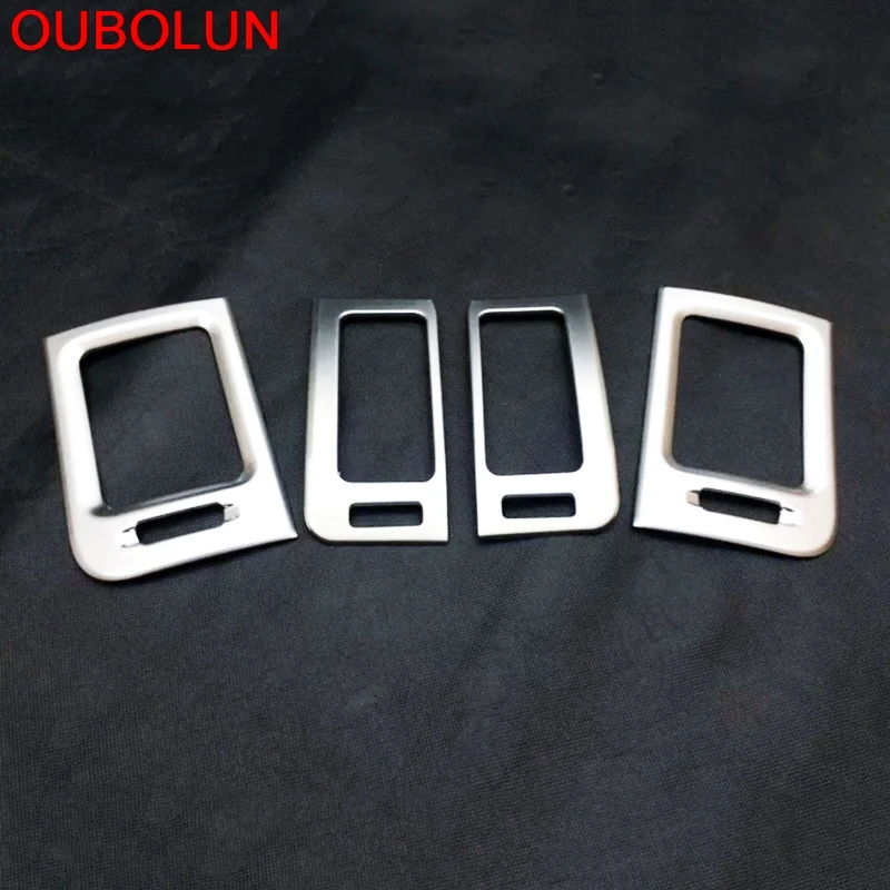 OUBOLUN ABS хром для Nissan X Trail T31 2008 до 2013 XTrail Передняя вентиляционная крышка средняя