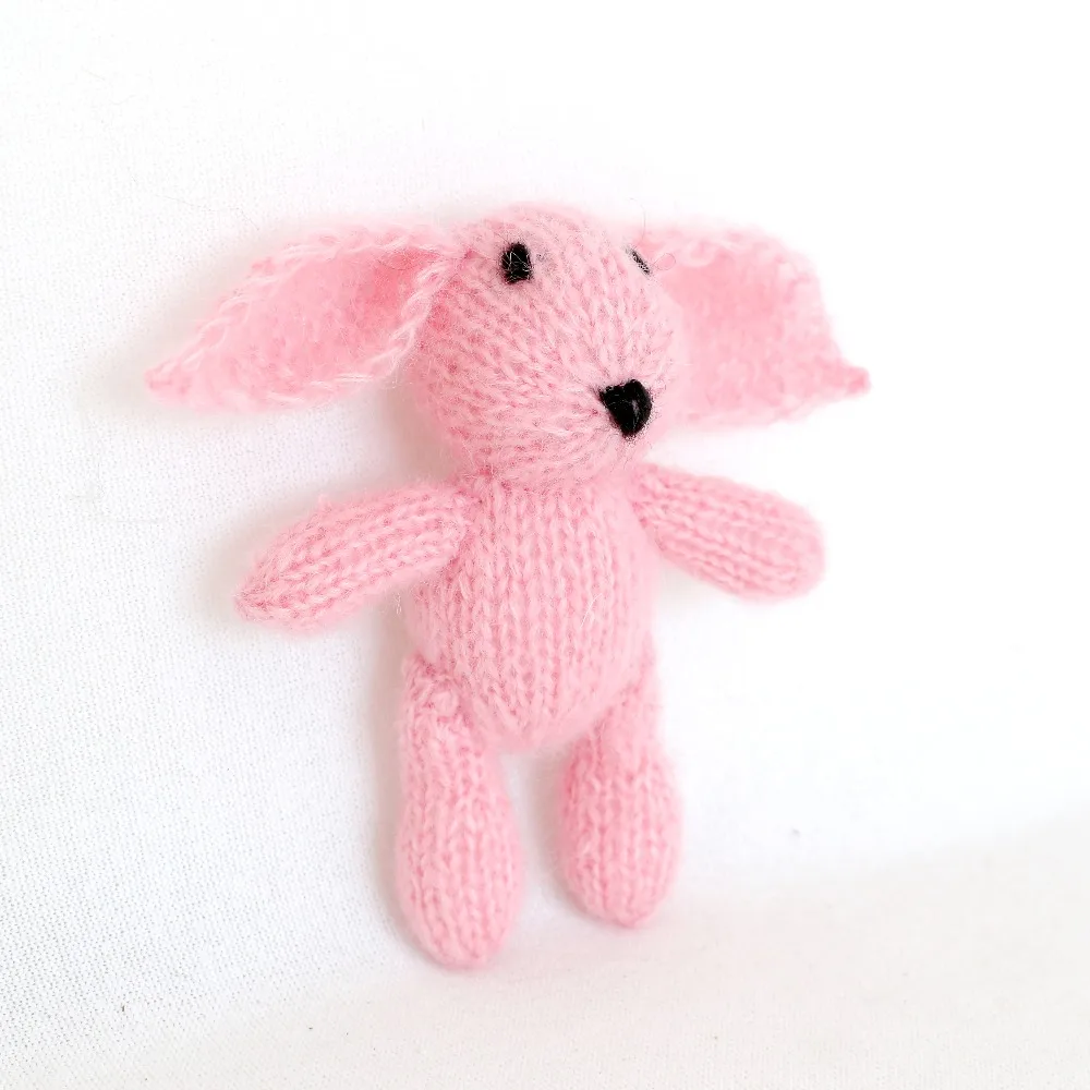 

Плюшевый Игрушечный Кролик, реквизит для фотосессии новорожденных Мягкие банные халаты в виде животных для маленьких кролик реквизит мохер для вязания крючком игрушка в виде животного