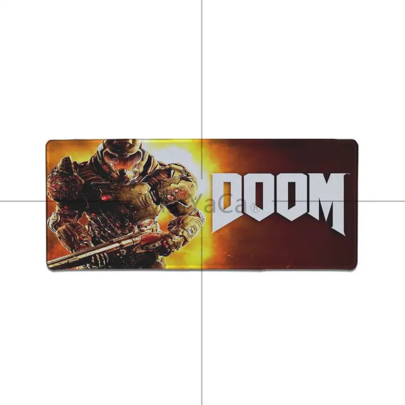 Lock Edge 40X90cm MaiYaCa мой любимый Doom HZ Stalker индивидуальные коврики для мыши компьютера Аниме Коврик для мыши и ноутбука дешевый игровой коврик для мыши геймера - Цвет: Lock Edge 40X90cm