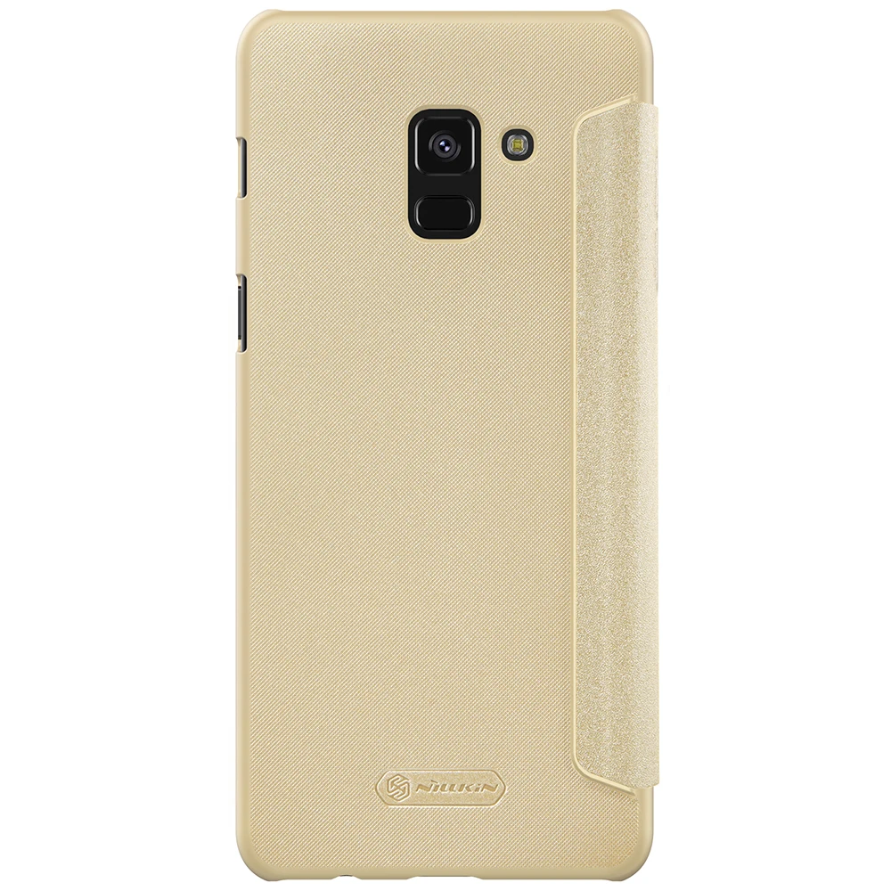 Nillkin Блестящий флип чехол для samsung Galaxy A8 2018 защитный мобильного телефона домашний