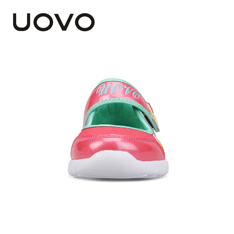 UOVO/Новинка года; детская обувь; модная повседневная обувь принцессы для девочек; брендовый светильник для маленьких девочек; модельные туфли для школы; сезон весна-лето