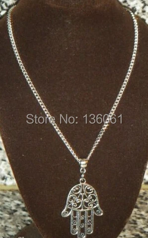 Женское ожерелье с подвеской ручной Фатимы модель P2291 | Украшения и аксессуары