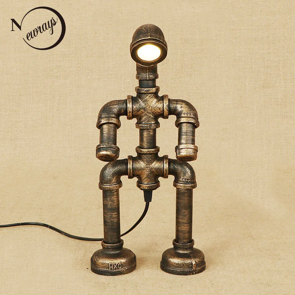 

Светильник ПА в стиле ретро, из железа, металла, светодиодсветодиодный, 220 В