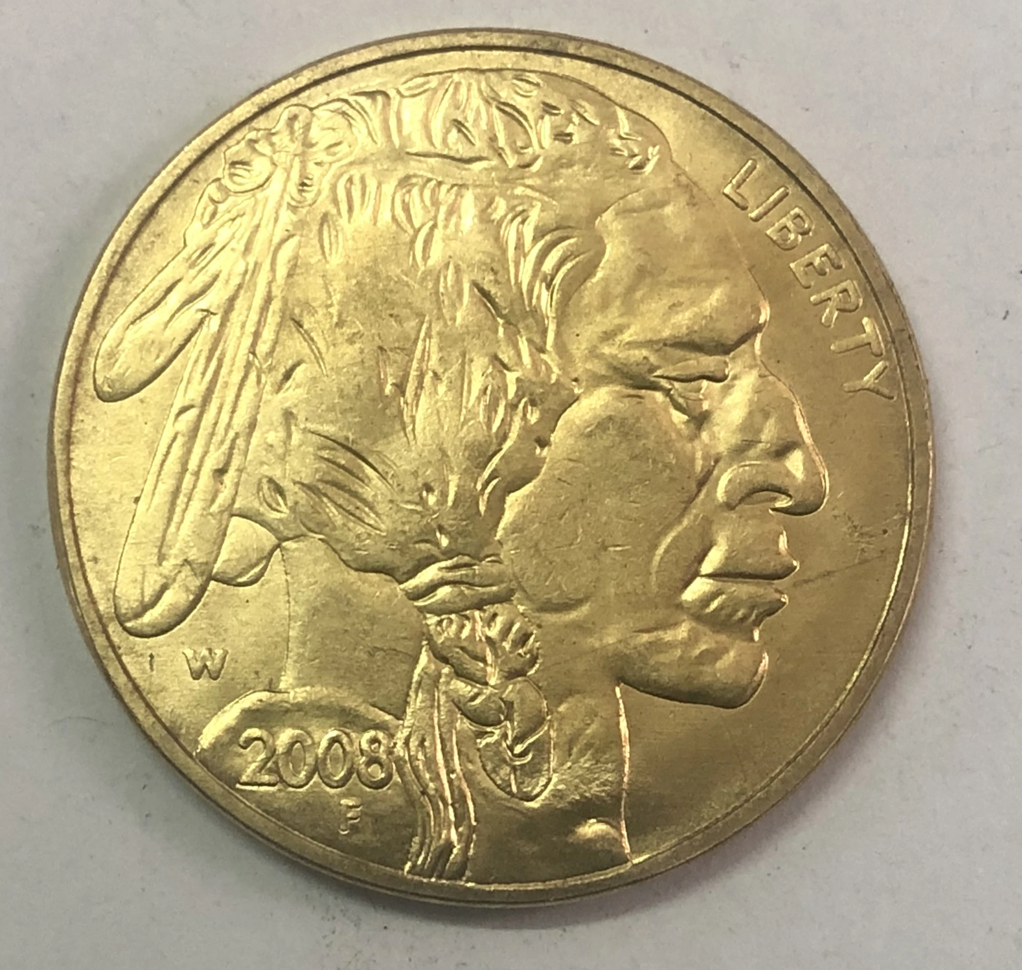 2008 Соединенные Штаты 50 долларов "Американский буйвол" золотой слиток Coinage