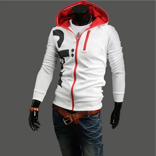 2016 Весна Seatshirt Мужчины Письмо Спорт Кардиган Осень Slim Fit С Капюшоном Новый США