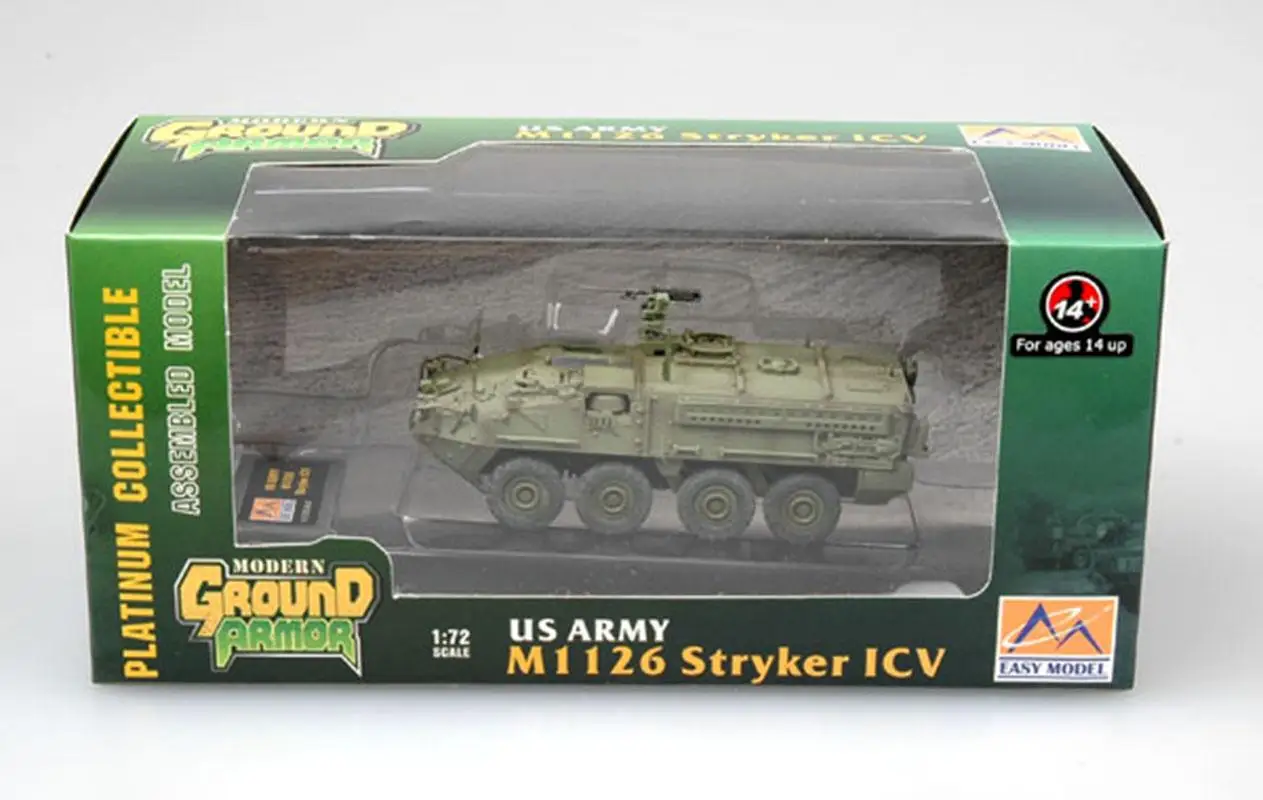 US M1126 Stryker ICV морской перевозчик автоцистерна 1/72 литья под давлением легкая