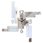 Специальное предложение diy настенные наклейки для украшения дома часы для гостиной современная мебель акриловые Зеркальные Стикеры