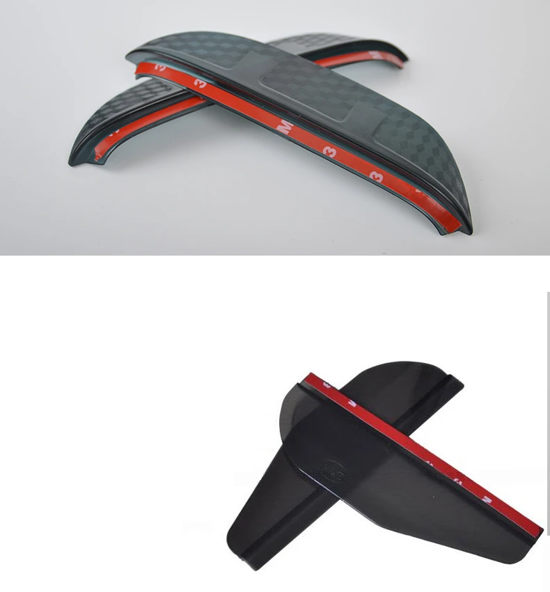 For Suzuki Vitara 2016-2018 Car Styling Carbon rearview mirror rain eyebrow Rainproof Flexible Blade Protector Auto Accessories |