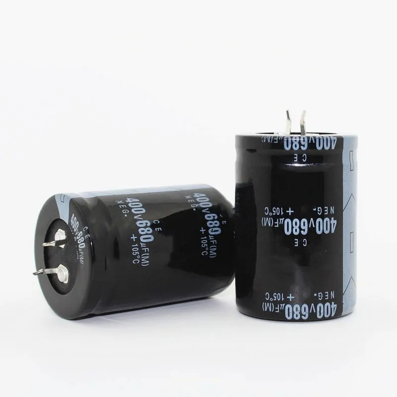 Алюминиевый электролитический конденсатор 680 мкФ 400 в 35*50 мм|electrolytic capacitors|aluminum