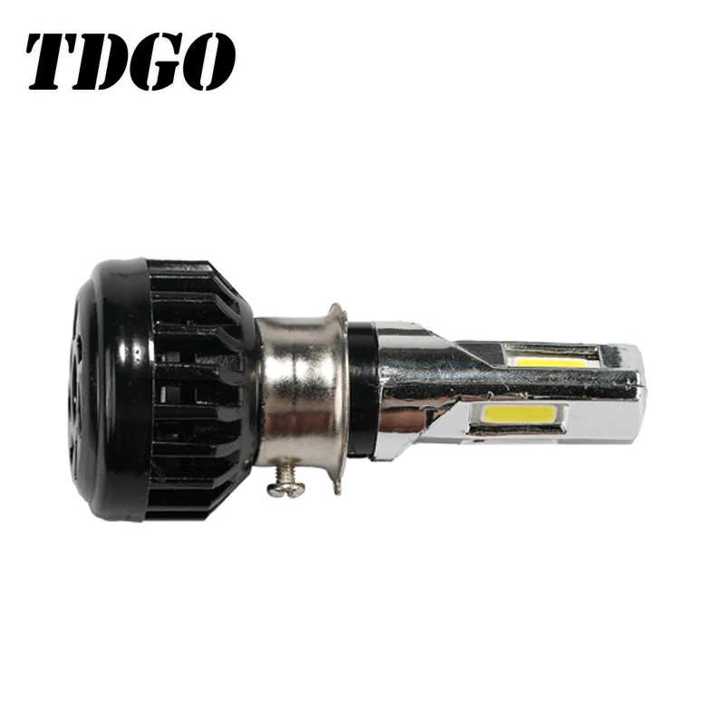 TDGO мотоцикл фар H6 свет Ba20d DC12v фары лампы головы луч света белый главный 24 W 2400LM