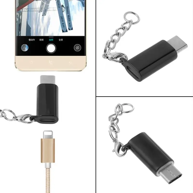 Адаптер Lightning 8 Pin с разъемом типа C для samsung S9 S8 Note 9 8 Xiaomi 5 Mix 6 8 Oneplus 3/5/6 huawei P9 P10