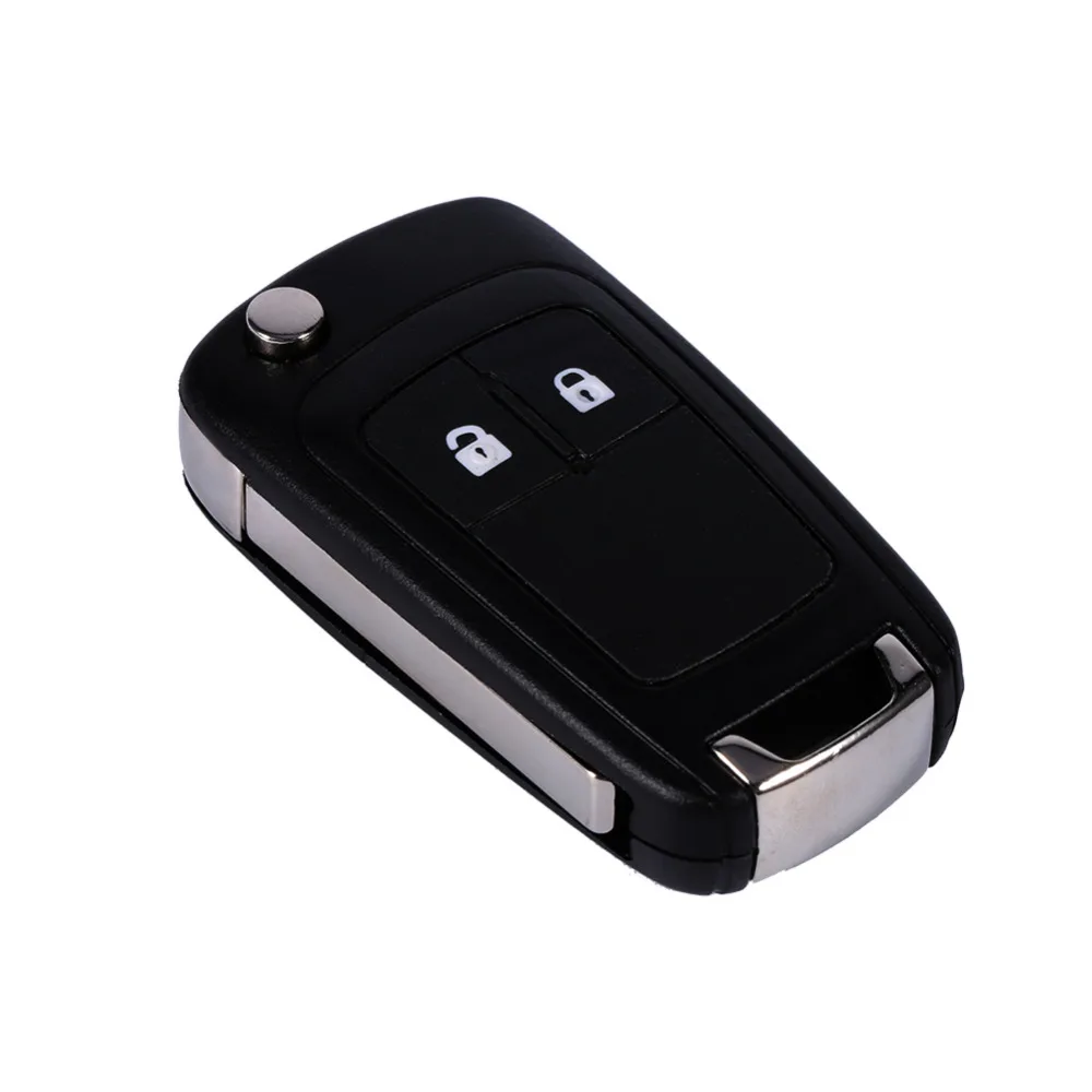 Автомобильный Стайлинг раскладной пульт дистанционного управления 2 кнопки