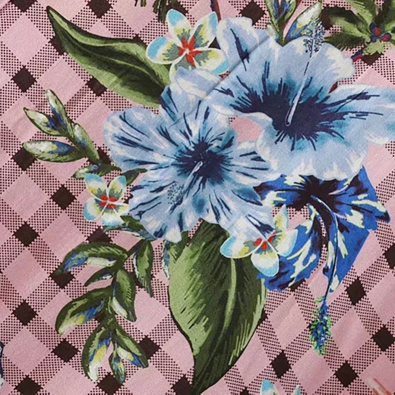 2019 Spring-Summer Chic Women Flower Print Long Dress Female Za Boho Plaid Spaghetti Strap Fashion Dresses vestidos de fiesta | Женская