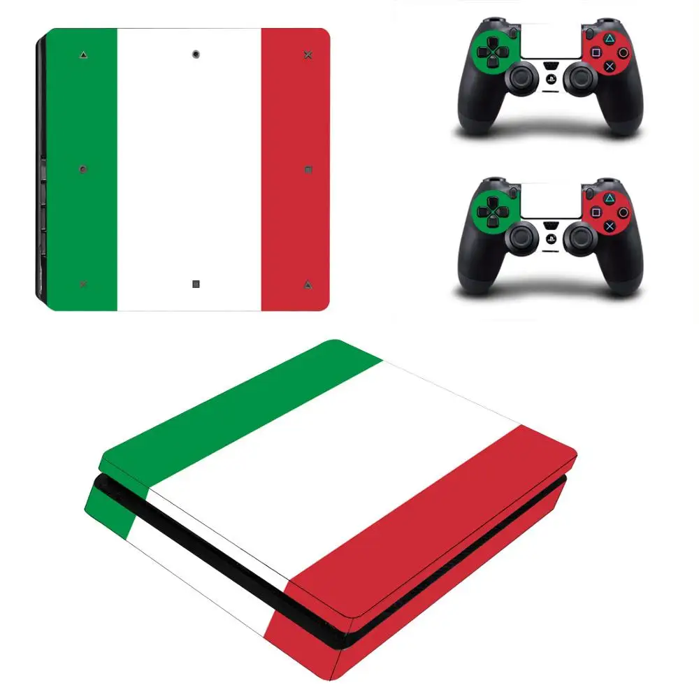 Италия Национальная плоская PS4 тонкая кожа Наклейка для playstation 4 консоль и