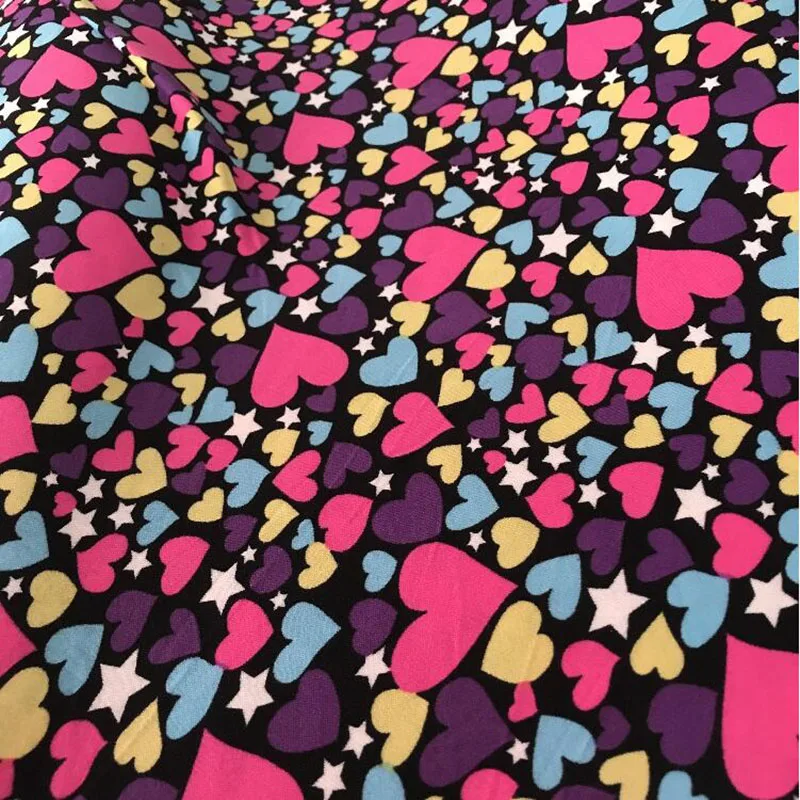 Тонкая 4 Стороны стрейч молочный шелк хлопок/спандекс трикотажная ткань красное