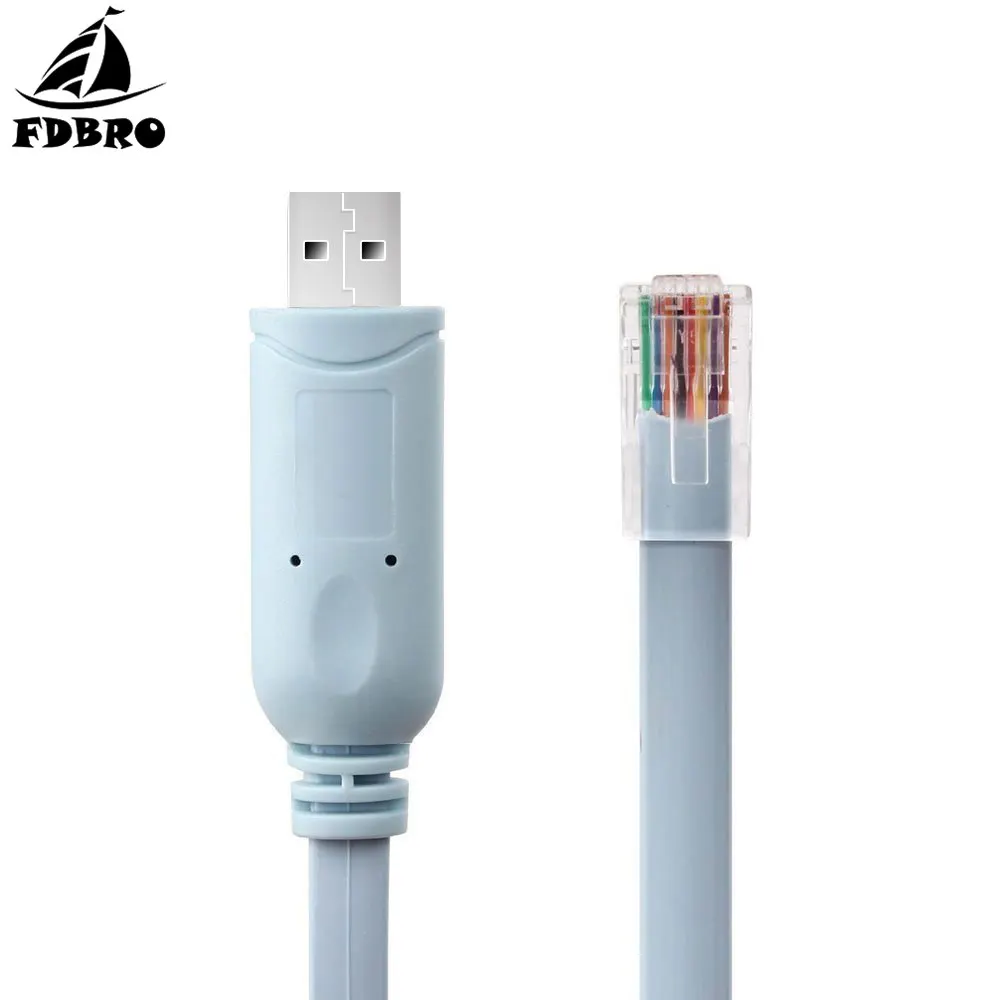 Линия отладки FDBRO для маршрутизатора Cisco H3C HP Arba 9306 Huawei консоль переворота USB RJ45