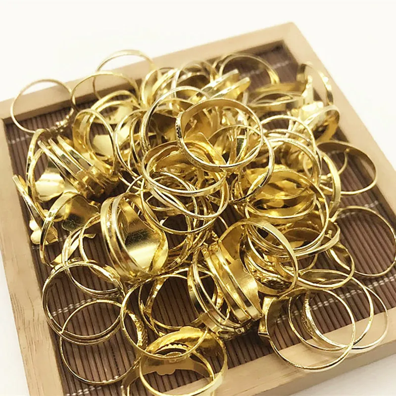 1 шт. случайный горячая кольца Сталь из розового золота не вызывает аллергию