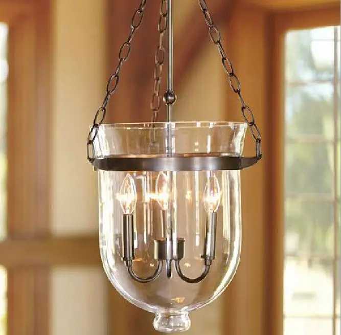 Креативный стеклянный подвесной светильник s в виде свечи потолочный стеклянные