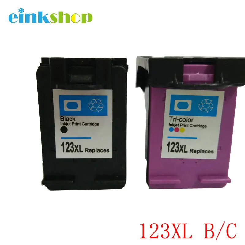 Картриджи einkshop для hp 123 123XL совместимые с чернилами подходят принтеров HP Deskjet 2130 1112