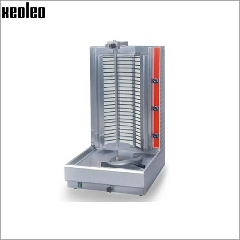 

XEOLEO Electric Doner Kebab Machine Rotating Electric Grill Machine Shawarma Broiler Middle East Rotisserie Equipment 9900W 380V