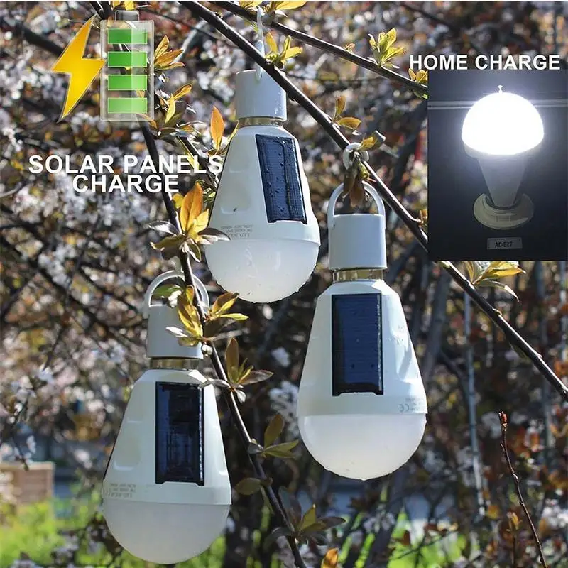 LumiParty новый перезаряжаемый 16 светодиодный солнечный светильник крючок для лампы