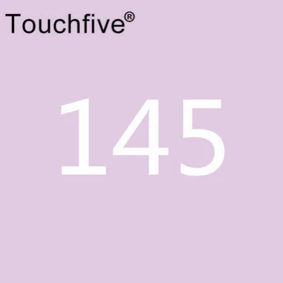 145 TOUCHFIVE дополнительный цвет двойная головка художественные маркеры Кисть ручка на спиртовой основе эскизные маркеры манга ручки для рисования товары для рукоделия - Цвет: 145