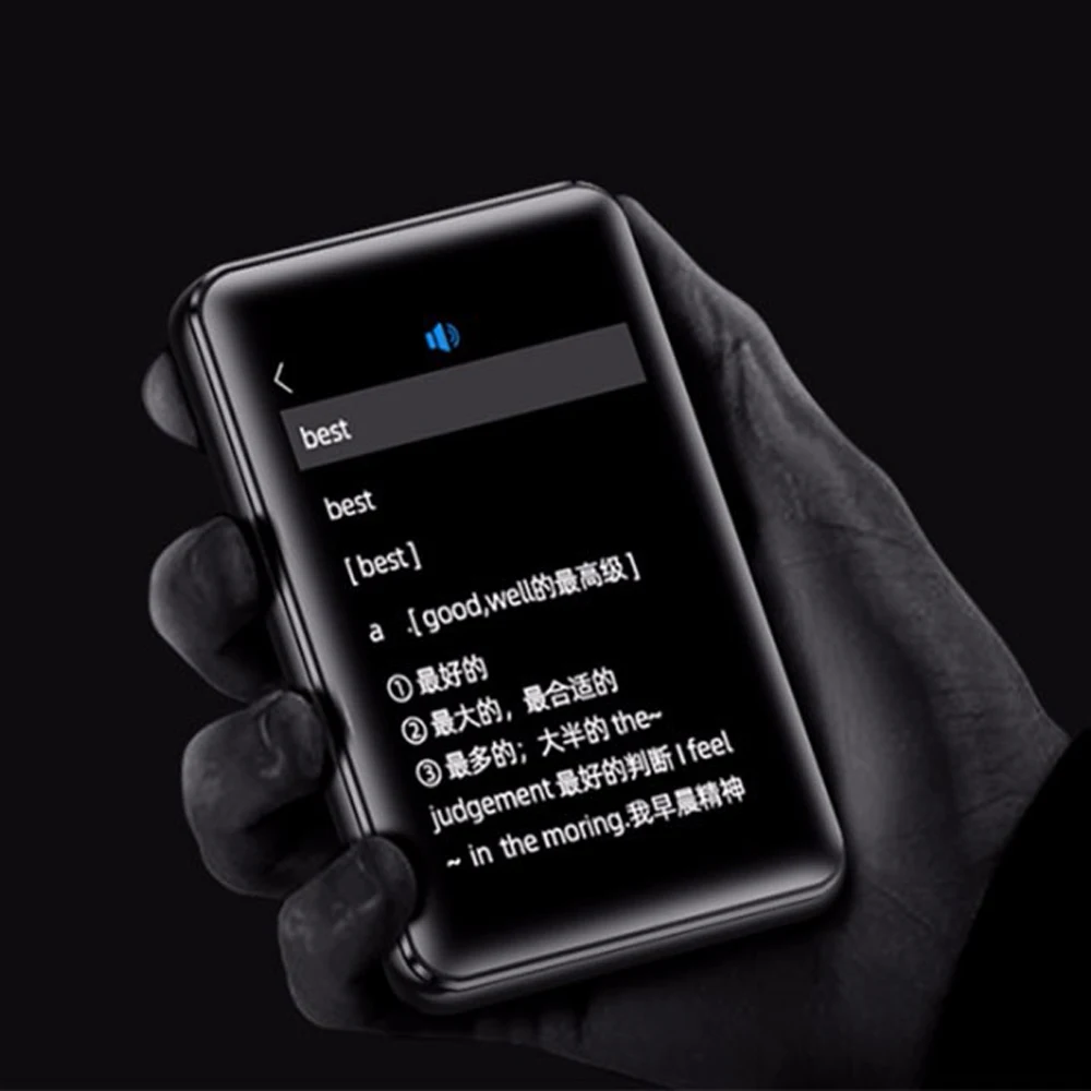 Mp3-плеер с Bluetooth 5,0 16 Гб 2,5 дюймов сенсорный экран fm-радио HiFi музыкальный плеер с высоким уровнем потерь аудио Walkman с видео электронной книгой