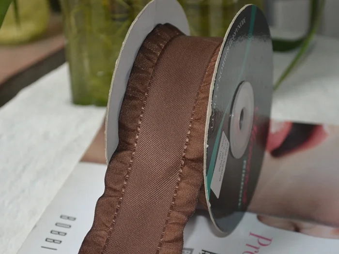 Сатиновый бант для волос с двойными оборками Ширина 1 5 дюйма 38 мм|double ruffle ribbon|ruffle