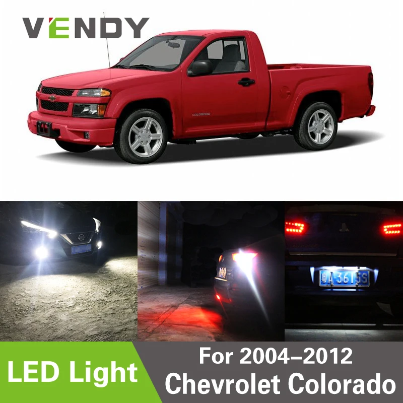 VENDY 1 шт. светодиодный светильник для 2004 2012 Chevrolet Colorado заднего тормоза номерного