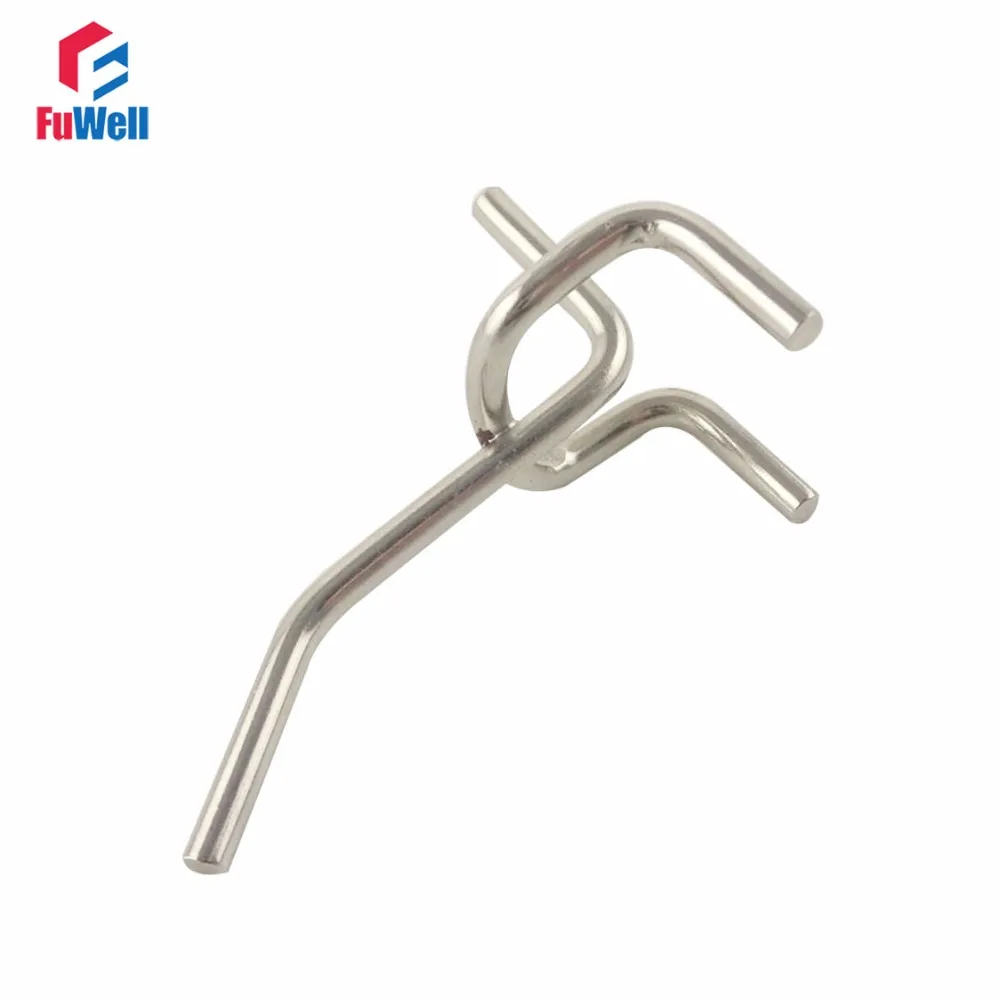 20 шт. хромированные металлические крючки для досок длина 60 мм|hook for|hook hookshook length |