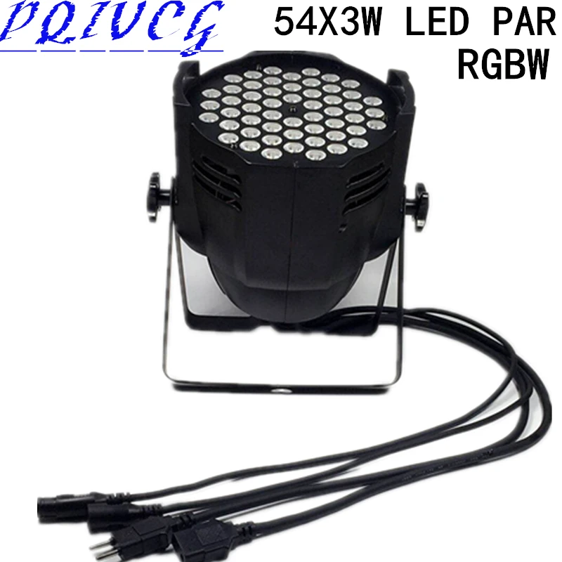 RGBW 54X3W LED Par Light DMX управление PAR освещение для сцены Дискотека профессиональное DJ