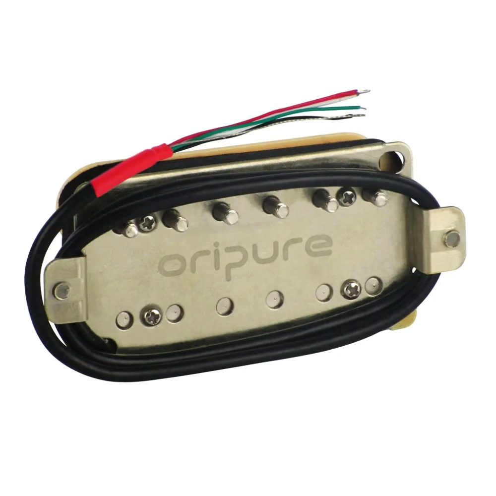 OriPure Винтаж Alnico 2 двойная катушка хамбакер звукосниматель мостовой электрогитары пикап Зебра цвет, сильный и мощный звук