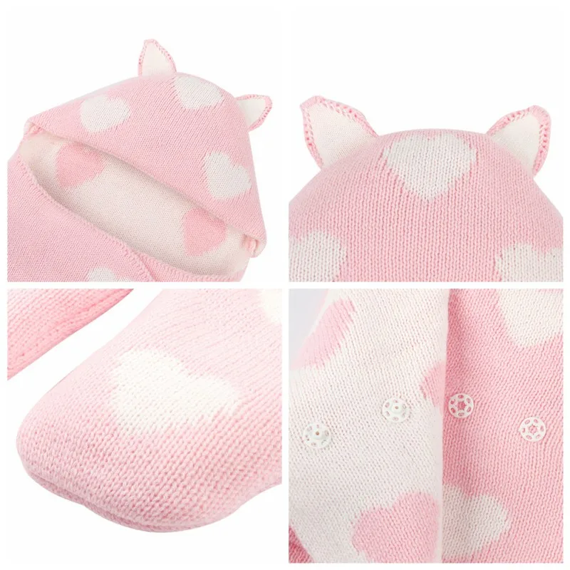 

Manta Infant Babys Solid Color Baby Sleeping Bag 0-12M Blanket Swaddle Wrap Soft Winter Baby Bedding Split leg Blanket
